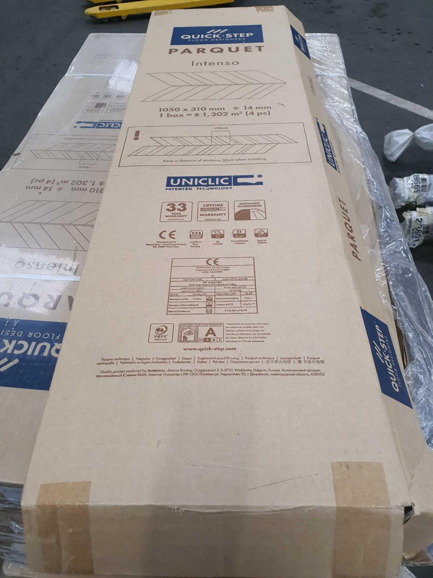 5 Boxes Of Quick Step Parquet Hardwood Flooring 1 Box Civers 1.302m2 - Image 3 of 5