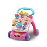RRP £49.99 - First Steps Baby Walker - Pink OO154