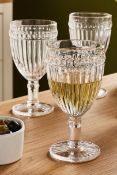 RRP £20 - Julipa Set of 4 Wine Glasses LU9127