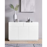 RRP £259 - ALLURE COMPACT SIDEBOARD WHITE JG5318 01