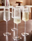 RRP £24 -Gray & Osbourn Champagne Glasses LP7892