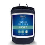 RRP £65 - 4ft 6 Double Silentnight Feather & Down 10.5 Tog Duvet DoubleAA2075/01