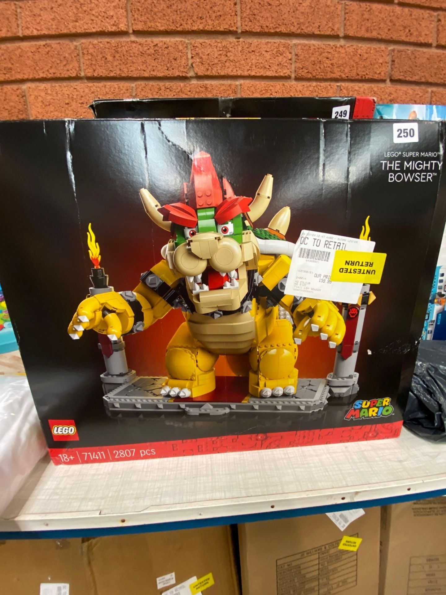 RRP £229.99 - LEGO 71411 Super Mario The Mighty Bowser, 3D Model Building Kit VD5300 01 - Image 2 of 2