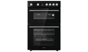 RRP £499.99 - HiSense HDE3211BBUK COOKER - ZV2380 01 Used