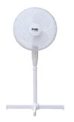 RRP £29.99 - Tower 16 Inch Oscillating White Stand Fan KR329
