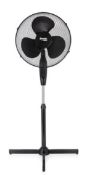 RRP £29.99 - Tower 16 Inch Oscillating Black Stand Fan KR3304