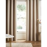 RRP £65 - Twilight Woven Eyelet Light Filtering Curtains Grey UD4518/04