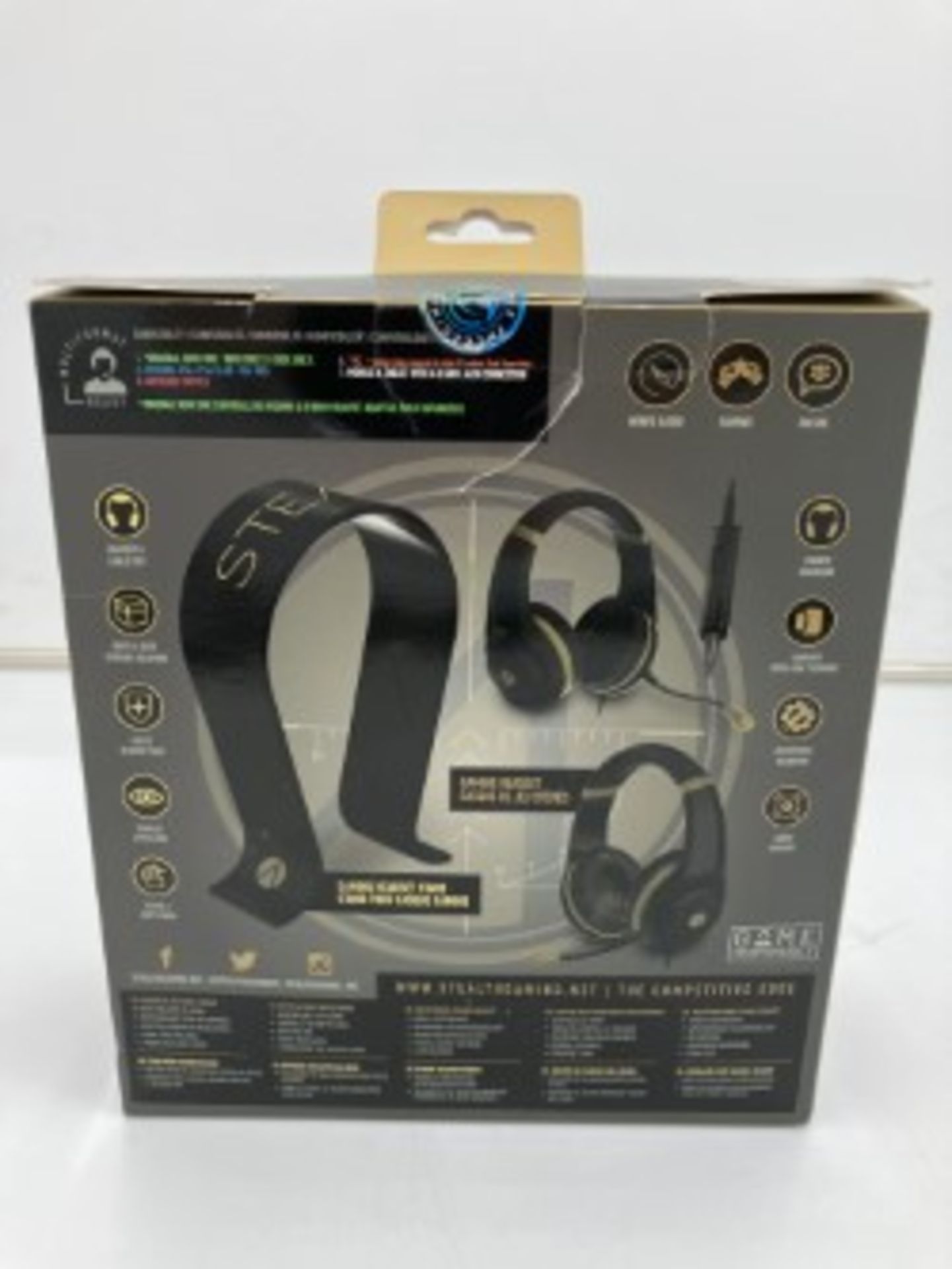STEALTH GAMING HEADSET - GOLD EDITION - 9723