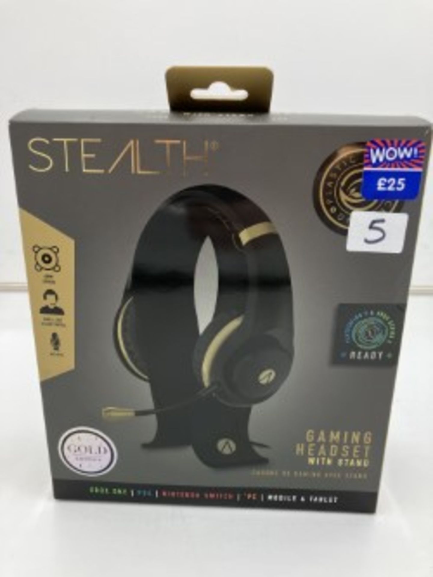 STEALTH GAMING HEADSET - GOLD EDITION - 9723 - Image 3 of 3