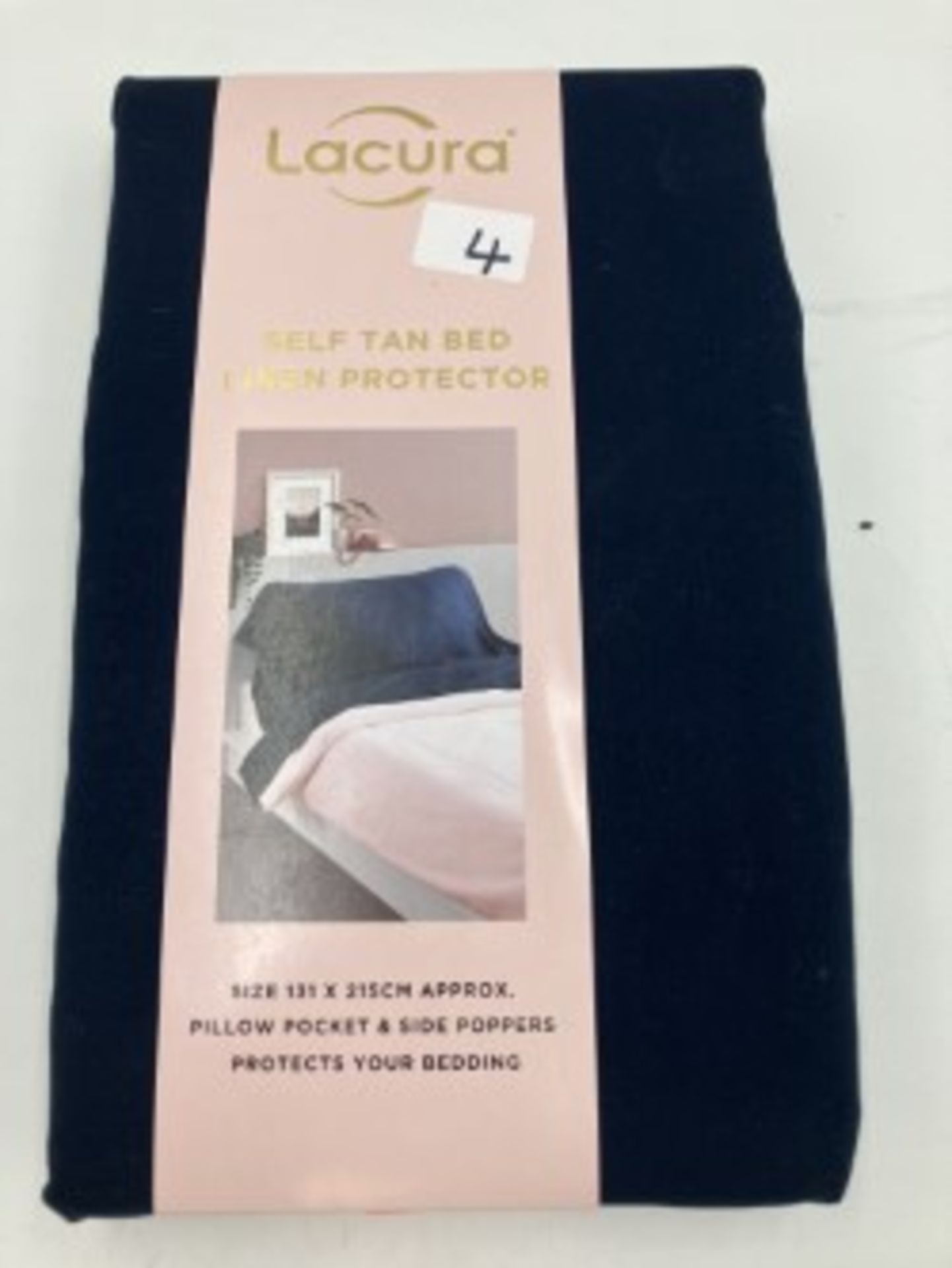 LACURA SELF TAN BED LINEN PROTECTOR - NAVY -9812 - Image 2 of 2