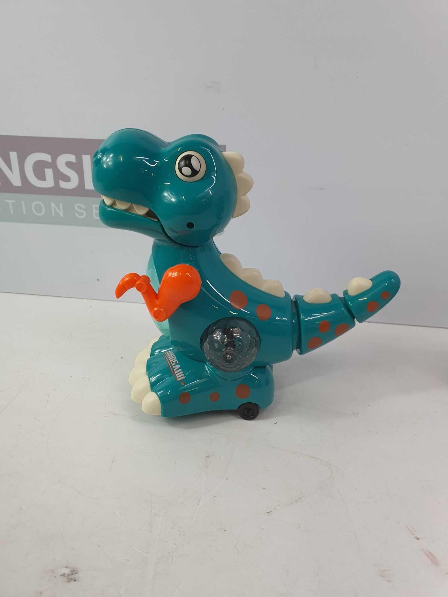 DINOSAUR ROBOT AND LIGHT PROJECTOR - Image 3 of 4