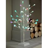 RRP £25.99 - Colour Changing LED Ball Christmas Tree - 60 cm Q6TEM