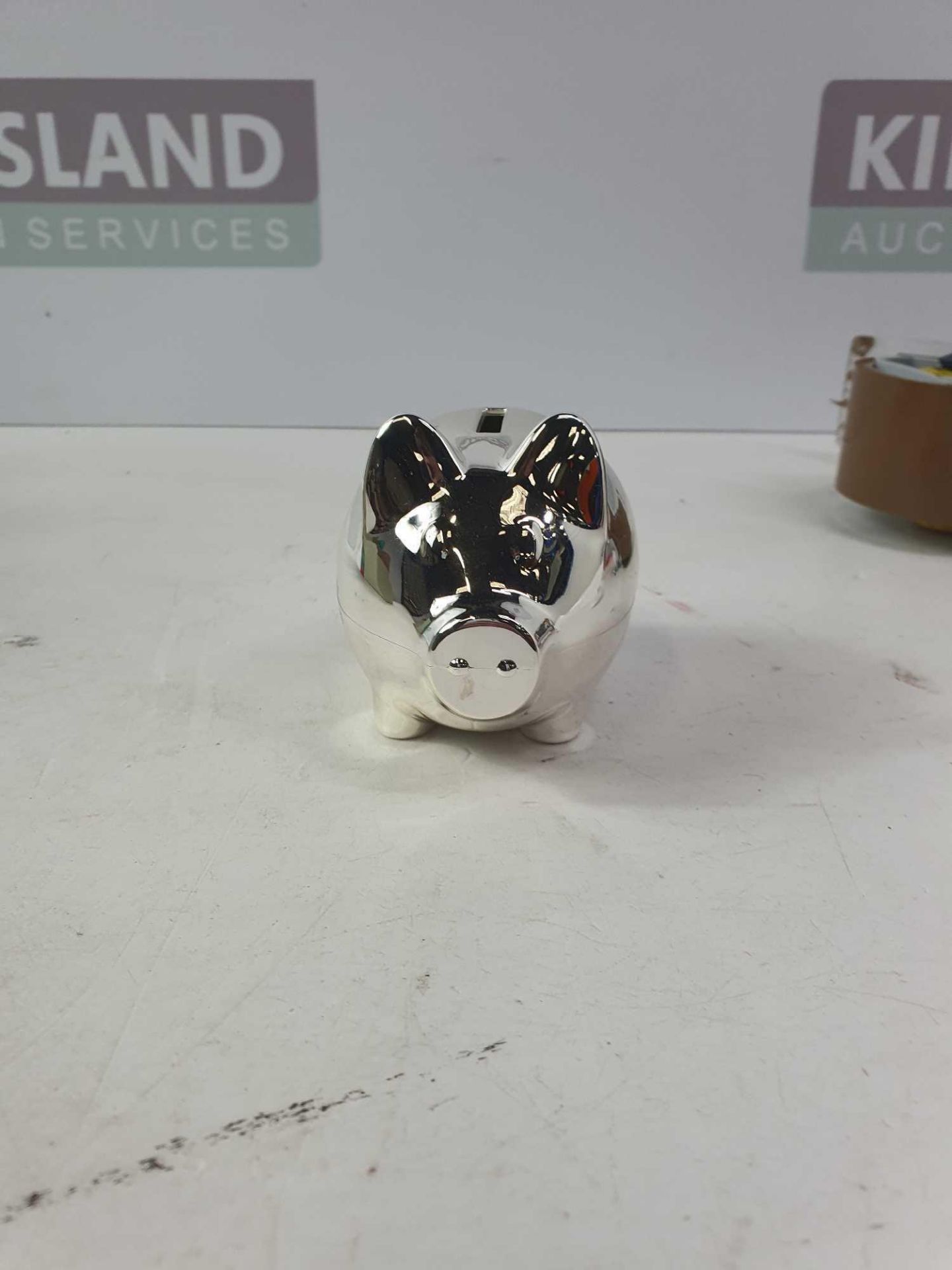 PERSONALISED SILVER PIGGY BANK - Image 3 of 3