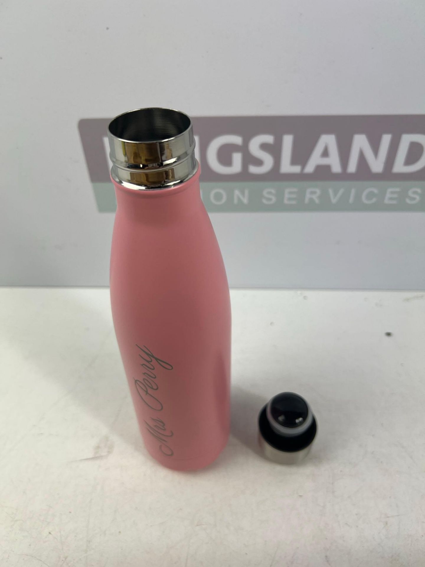 PINK LIQUID HOLDER - MRS PERRY ON SIDE - Image 2 of 2