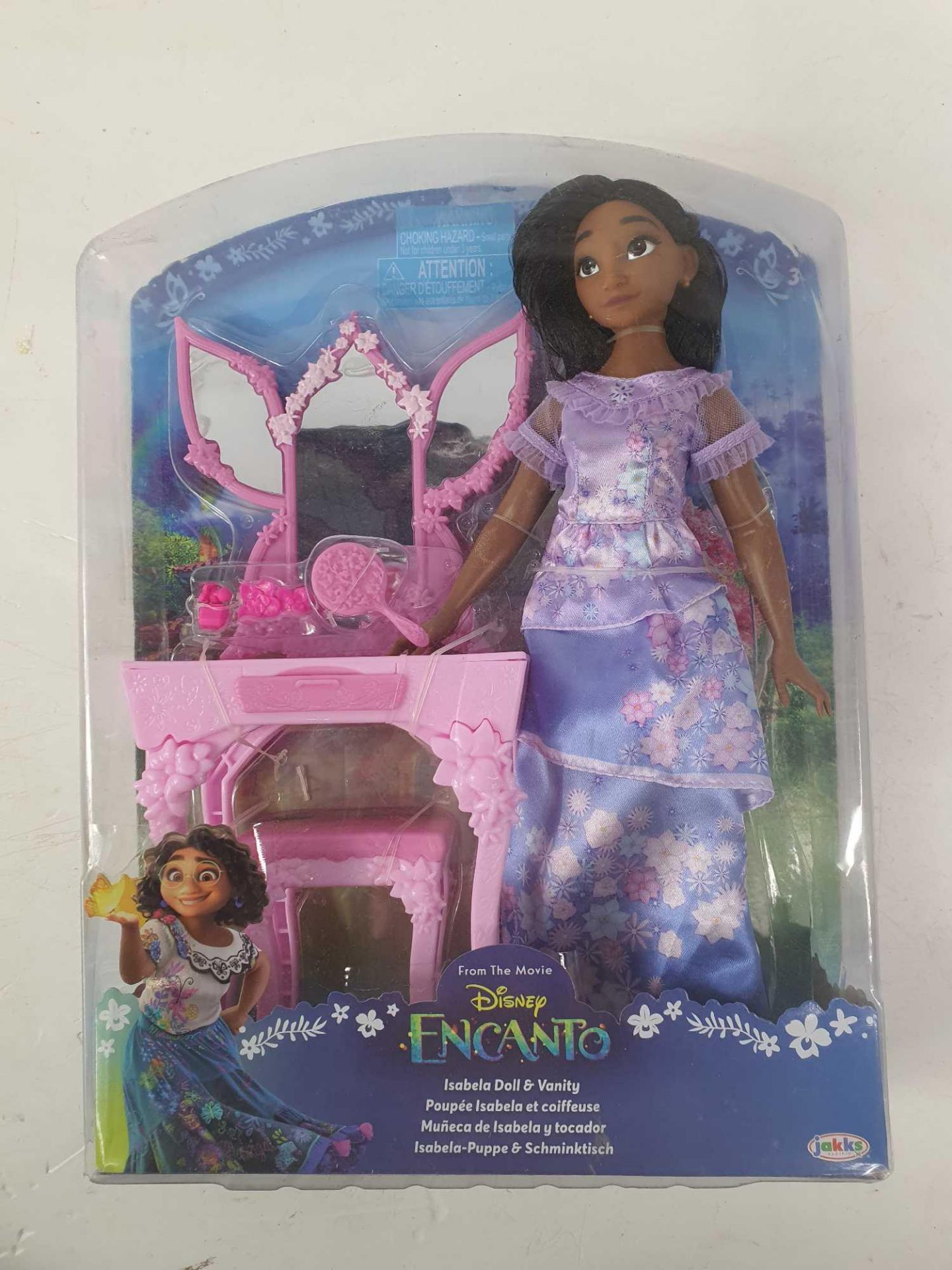 DISNEY ENCHANTO ISABELA DOLL AND VANITY TABLE