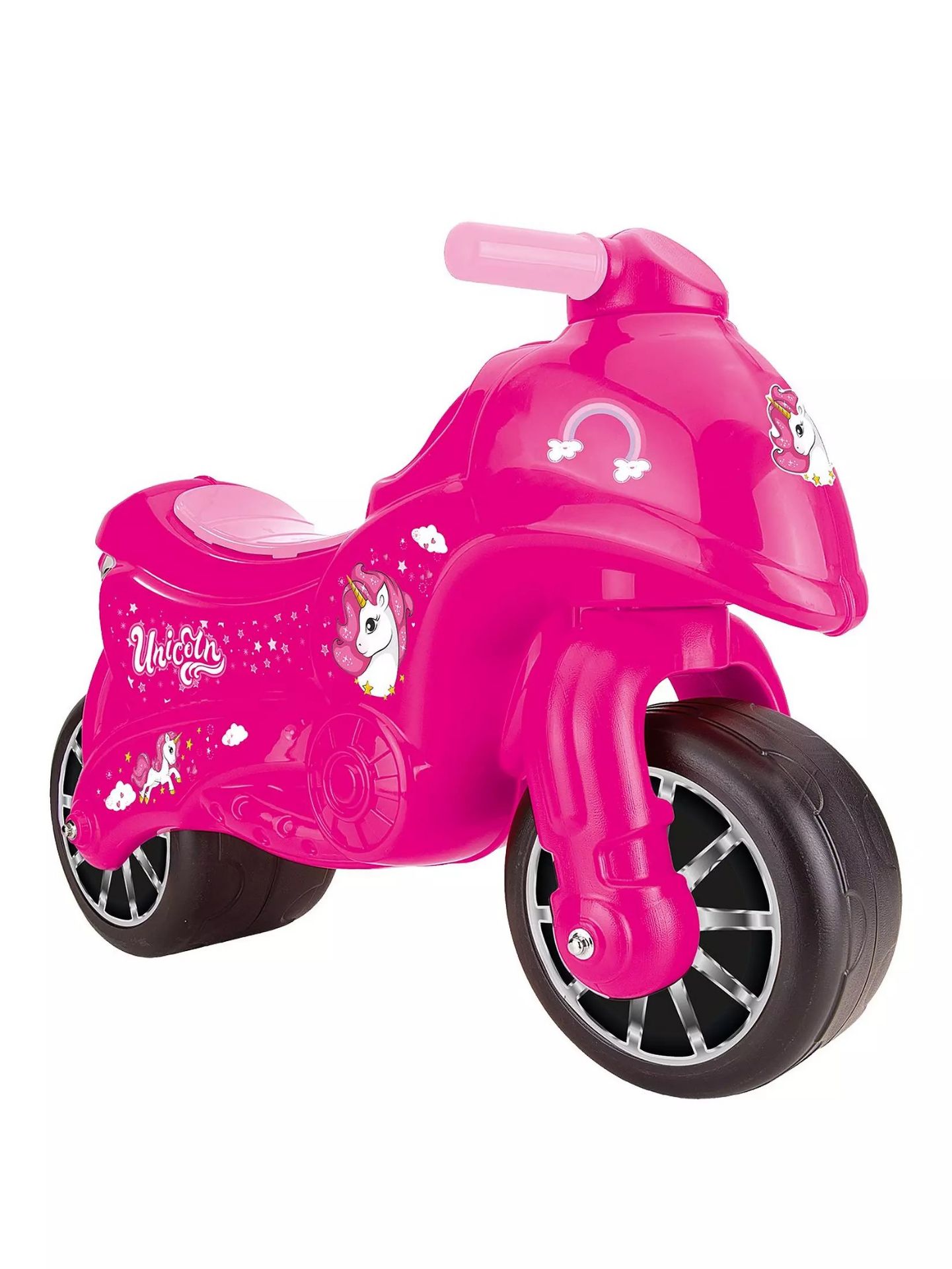 RRP £29.99 - Pink Unicorn My First Moto Ride On NNVDG