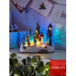 RRP £25.99 - Musical LED Christmas Scene with Motion UV96B