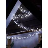 RRP £19.99 - 144 Snowflake Multifunction Outdoor Christmas Lights VJAVS