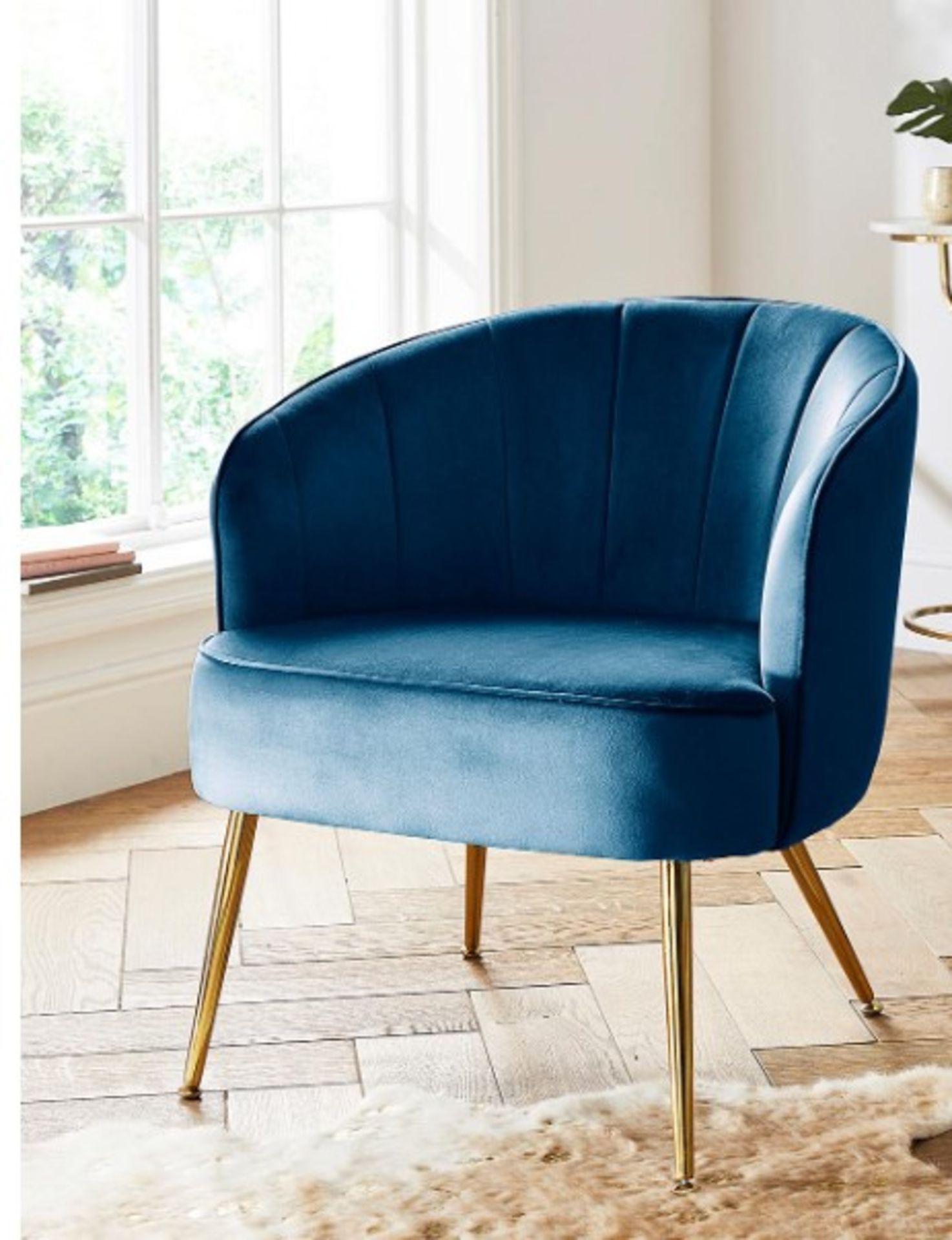 RRP £239.00 - Joanna Hope Esme Velvet Accent Chair