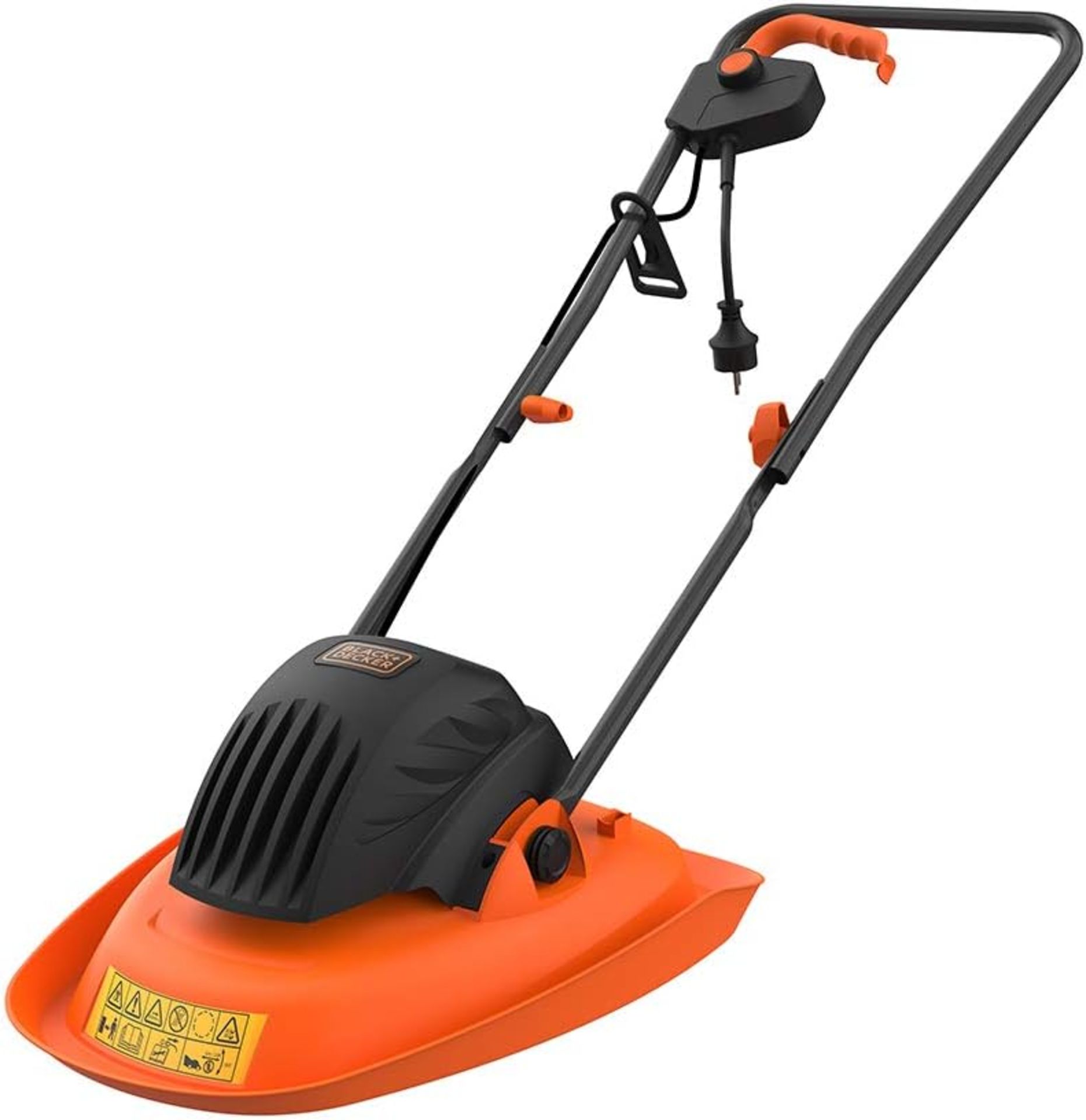 RRP £52.99 - BLACK+DECKER 30CM 1200W Electric Hover Mower BEMWH551-GB