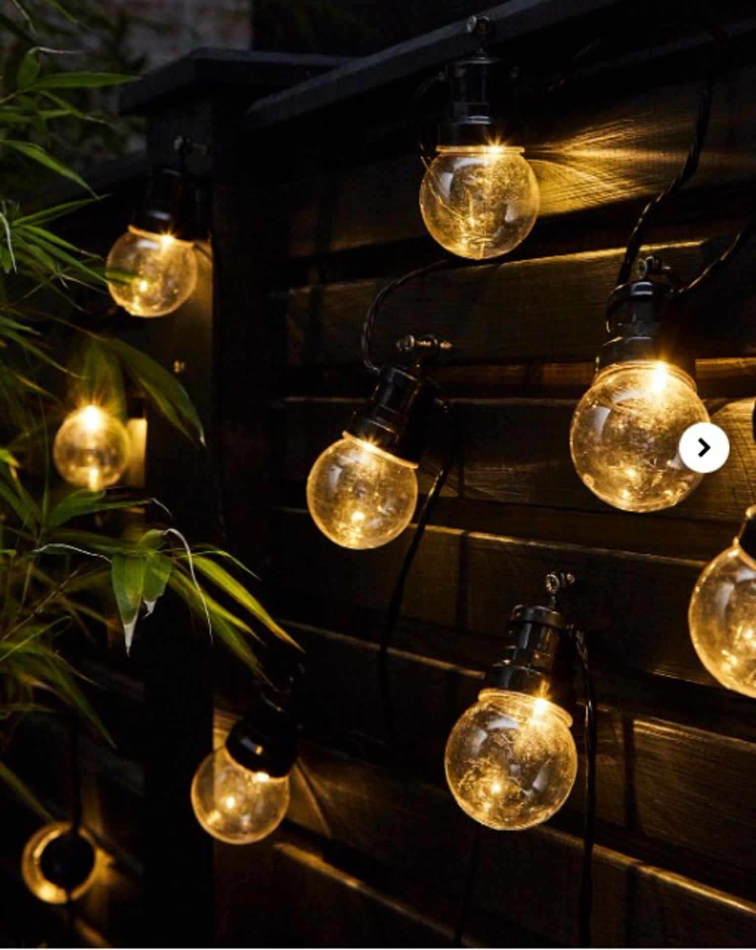 RRP £15.00 - 20 Mains Powered Connectable Festoon Lights