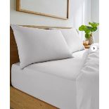 RRP £15 - Easy Care Plain Dye Extra Deep Fitted Sheet Double