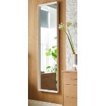 RRP £69.00 - Simple Long Length Bevelled Mirror