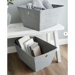 RRP £20.00 - Set of 2 Geometric Storage Baskets