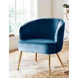 RRP £239.00 - Joanna Hope Esme Velvet Accent Chair