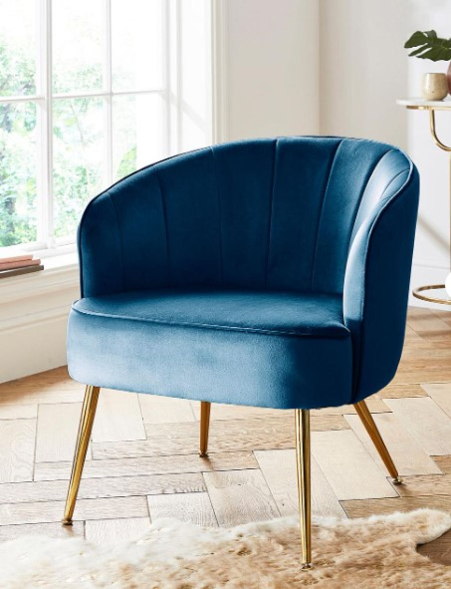 RRP £239.00 - Joanna Hope Esme Velvet Accent Chair