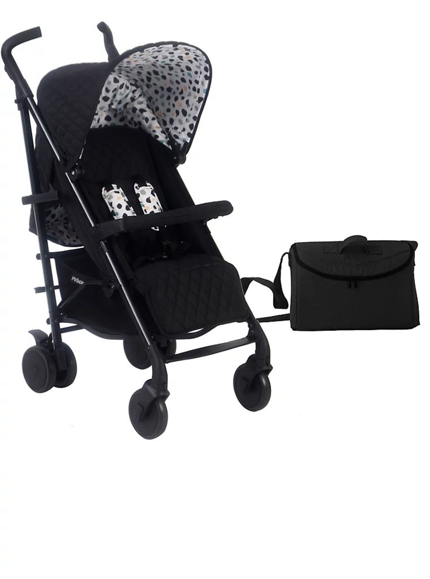 RRP £189 - My Babiie MB52 Save the Children Confetti Lightweight Stroller