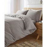 RRP £40.00 - Cosy Cuddle Fleece Duvet Set King Size Grey