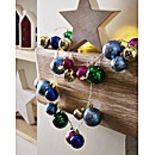 RRP £12 - LIT BAUBLE GARLAND MT5218 01