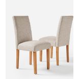 RRP £149.00 - Ava Pair of Dining Chairs Fabric