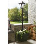 RRP £65.00 - Solar Lamp Post with Plantpot