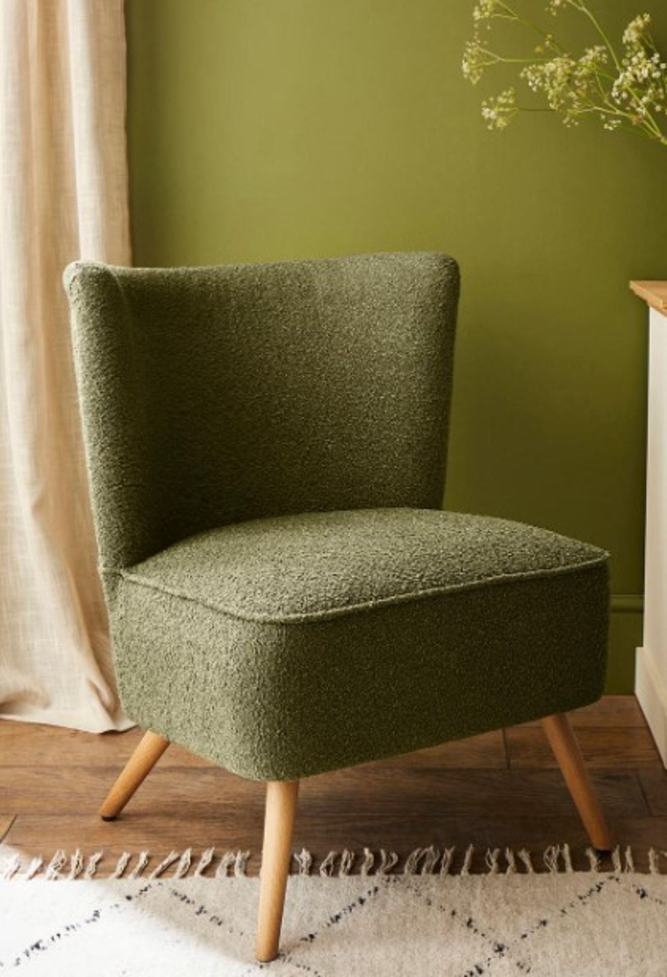 RRP £279.00 - Julipa Elise Teddy Accent Chair