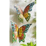 RRP £30.00 - Set of 2 Mosaic Butterflies