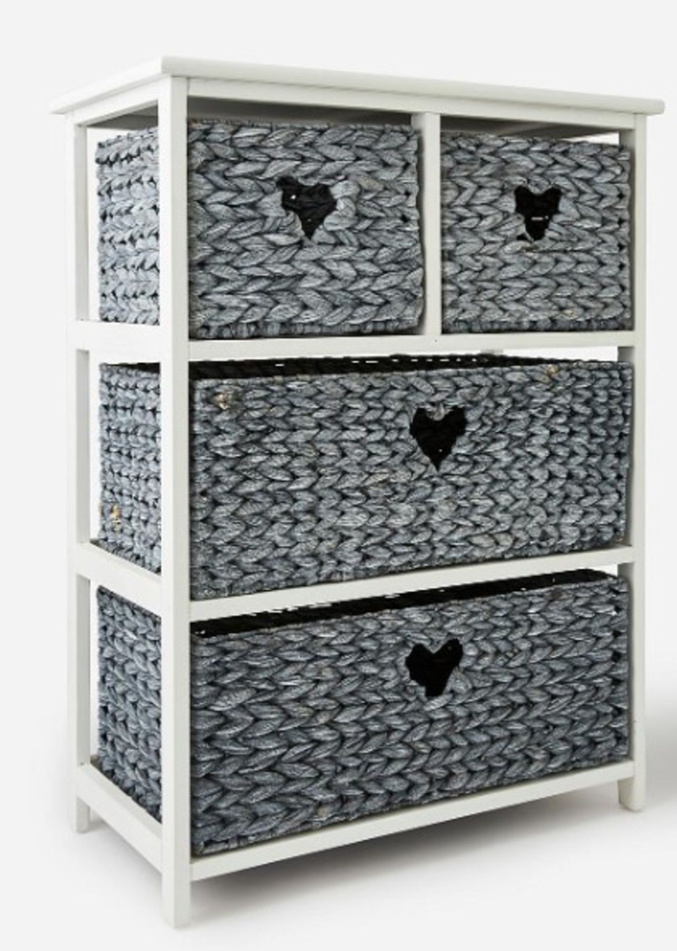 RRP £120.00 - Hyacinth Hearts 2+2 Drawer Unit