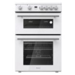 RRP £499.99 - Hisense HDE3211BWUK Freestanding Electric Cooker - White