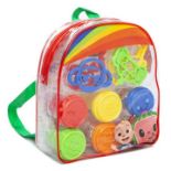 RRP £14.99 - CoComelon: Colorful plasticine set in transparent backpack