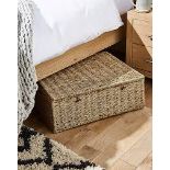 RRP £50 - Large Seagrass Underbed Storage Basket FS3442 01