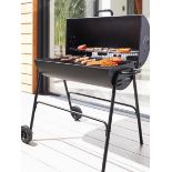RRP £89.99 - Oil Drum Charcoal Barbecue OT7104 01