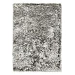 RRP £201.00 - SHIMMER SHAGGY LARGE RUG SILVER 160X230cm OB435