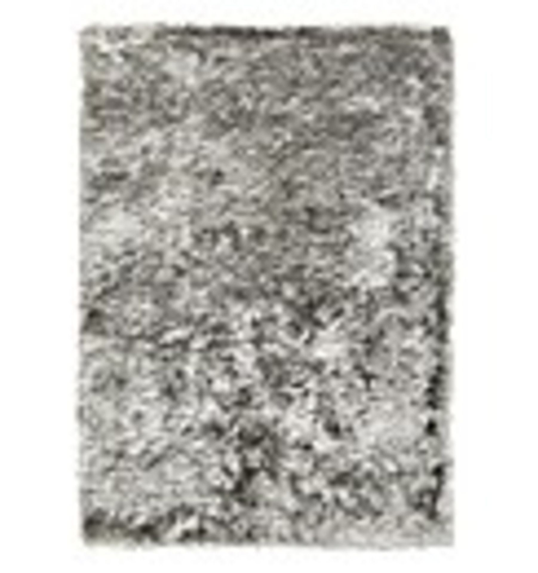 RRP £201.00 - SHIMMER SHAGGY LARGE RUG SILVER 160X230cm OB435