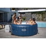 RRP £714.99 - Lay-Z-Spa 60029 Milan Airjet Plus Inflatable Hot Tub, 6 Person - 196L x 196W x 71H