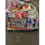 PALLET OF CUSTOMER RETURNED TOYS FROM A MAJOR RETAILER. WE HAVE NOT TESTED ANY ITEMS. NO VAT