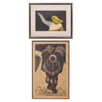 Kaoru Kawano and Yoshito Murakame Woodblock Prints