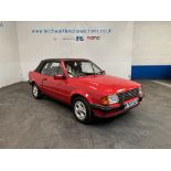 1985 Ford Escort 1.6i Cabriolet - 1597cc *ONE OWNER FROM NEW*