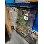 Used Terrarium approx 35.5"x18"x36"