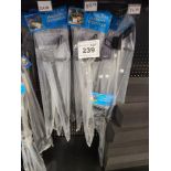 Lot of Assorted Aqua Tongs